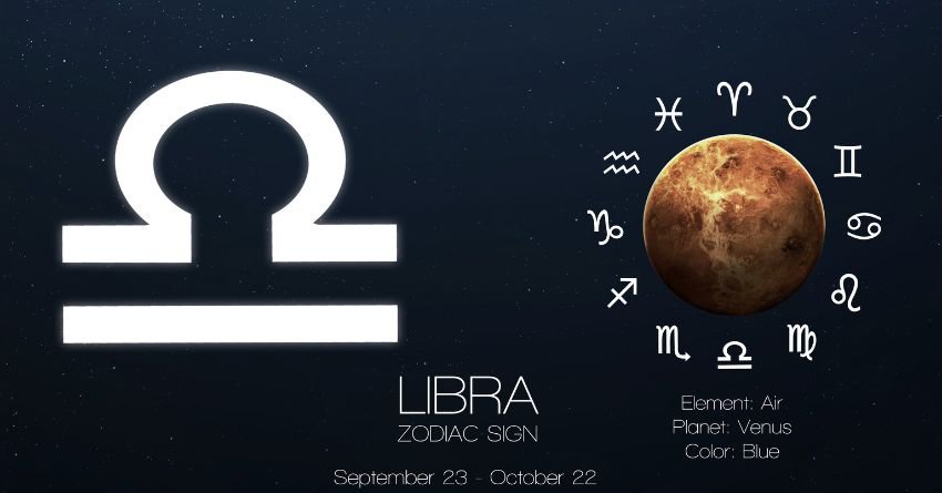 Libra zodiac symbol minimal design astrology Libra personality traits balance and harmony