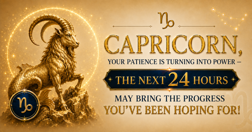 Capricorn, Your Patience Is Turning Into Power — The Next 24 Hours May Bring the Progress You’ve Been Hoping For!