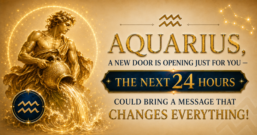 Aquarius, A New Door Is Opening Just for You — The Next 24 Hours Could Bring a Message That Changes Everything!