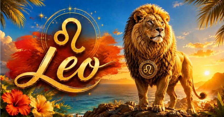 Leo June 2026 Horoscope Leo June 2026 horoscope - golden lion zodiac sign illustration