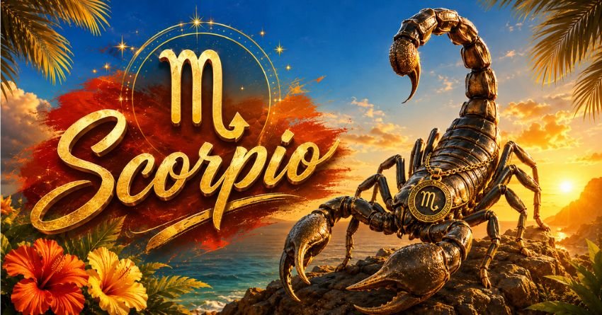 Scorpio June 2026 Horoscope Scorpio June 2026 horoscope - golden scorpion zodiac sign illustration