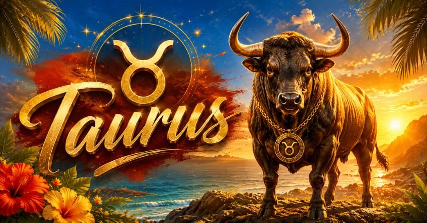 Taurus June 2026 Horoscope Taurus June 2026 horoscope - golden bull zodiac sign illustration