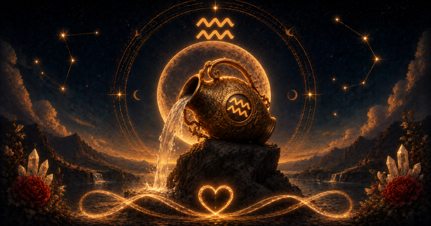 Why Aquarius Hasn't Met Their Soulmate Yet tarot card art Aquarius soulmate illustration