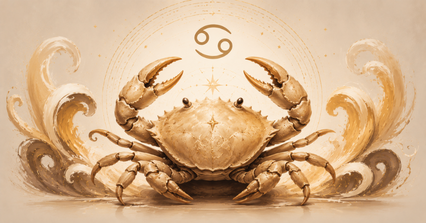 The Healing Message Cancer Needs Right Now zodiac Cancer symbol with emotional healing energy