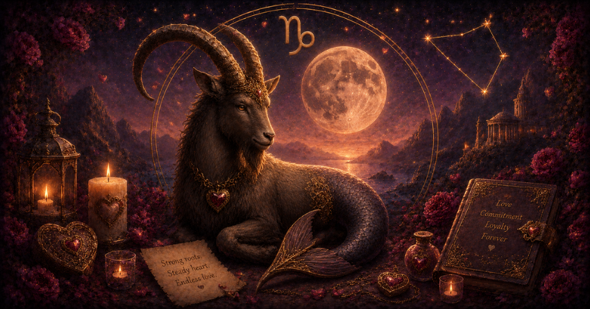 Capricorn may fall in love with Taurus, Cancer, or Virgo this summer zodiac compatibility illustration