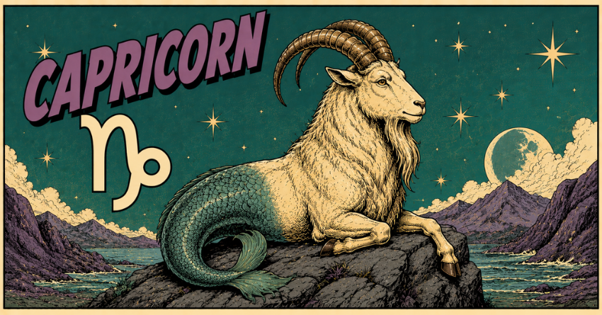 Capricorn fantasy zodiac illustration for The Truth Capricorn Needs to Hear Right Now