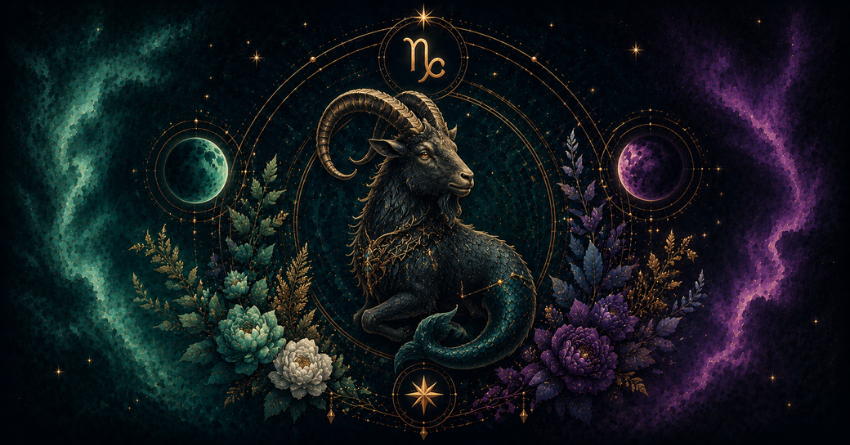 3 Zodiac Signs Capricorn Is Most Likely to Marry mystical Capricorn astrology illustration