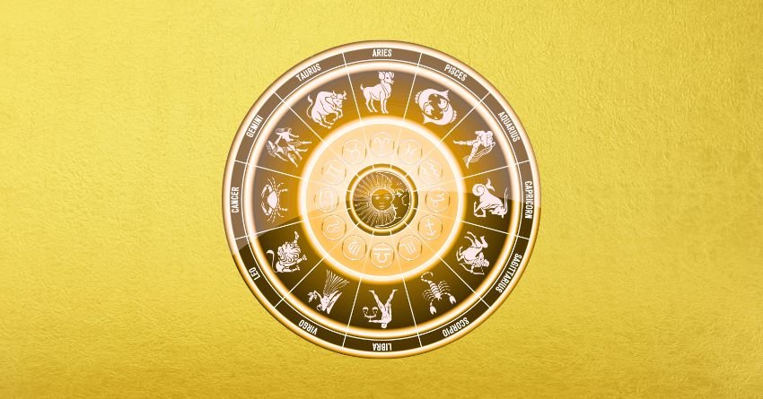 Daily Horoscope for June 9, 2026 featuring zodiac wheel astrology symbol