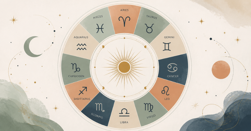 Daily Horoscope for June 21 2026 What the Stars Want You to Know Today zodiac wheel illustration