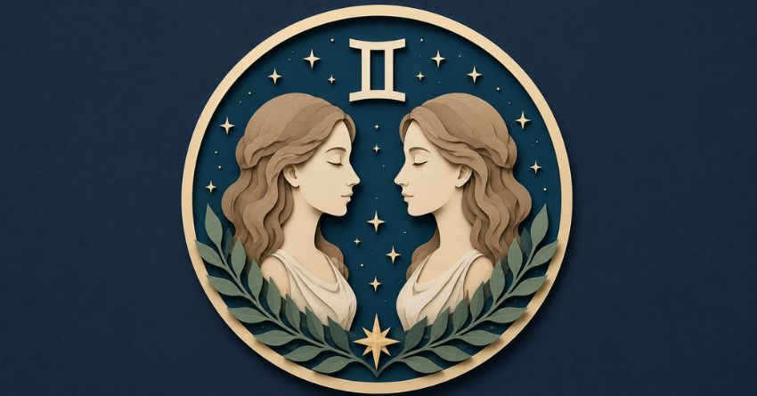 What Gemini Needs to Know Before June Ends zodiac Gemini twins paper cut art illustration