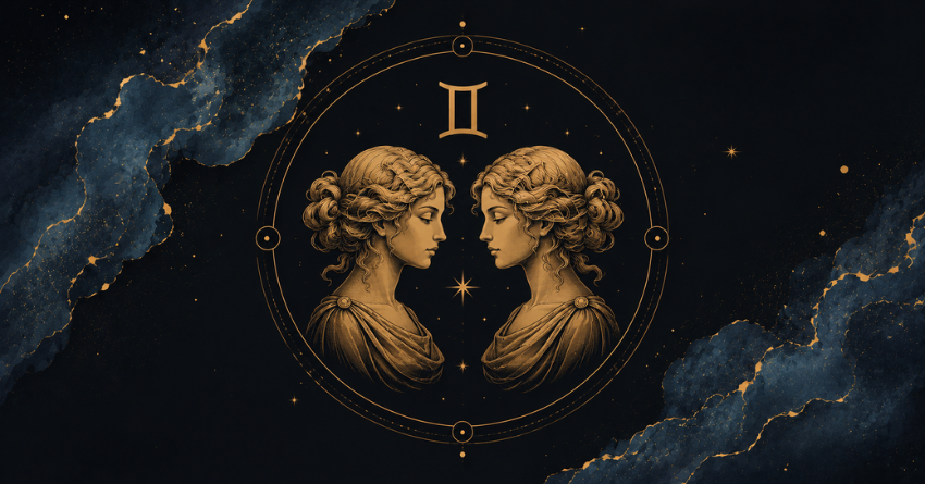 Gemini, This Message Appeared at Exactly the Right Moment zodiac sign artwork