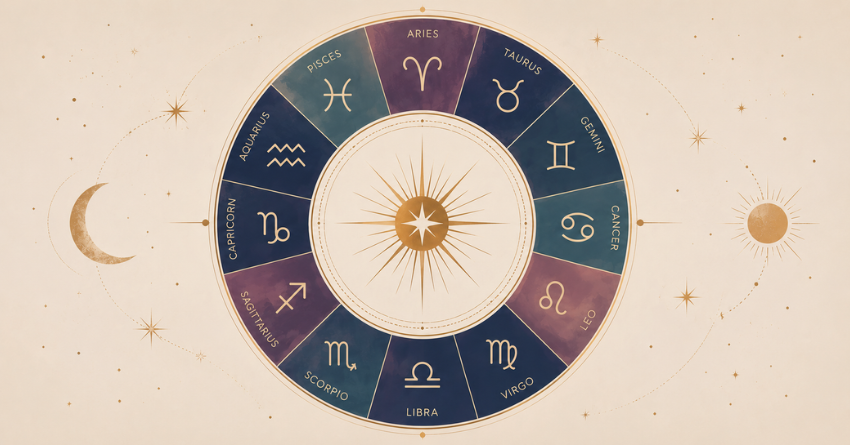 These Zodiac Signs May Soon Be Rewarded by the Universe zodiac wheel for Taurus Cancer Virgo and Aquarius
