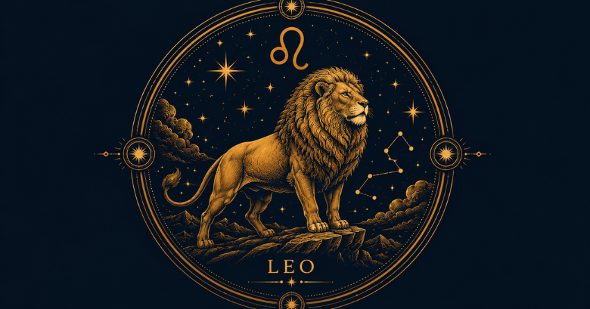 The 3 Zodiac Signs Most Likely to Make Leo Happy Leo zodiac sign illustration with golden lion