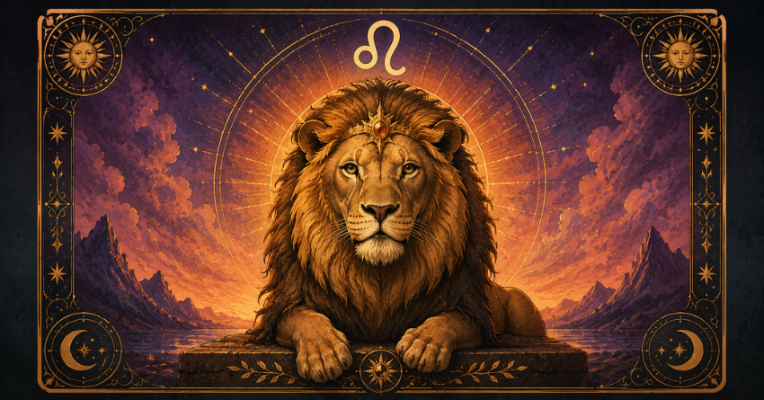 Something Big Is About to Happen to Leo tarot illustration