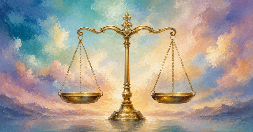 What Happens Next for Libra zodiac scales illustration