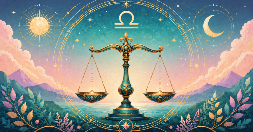 Libra Should Never Walk Away From 3 Zodiac Signs mystical Libra scales artwork