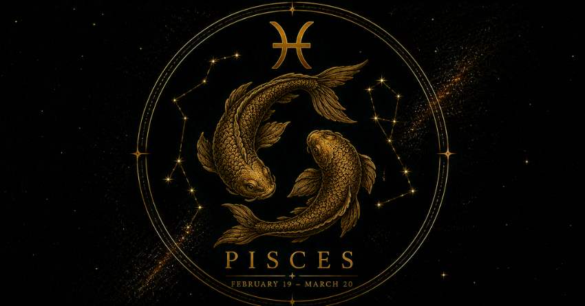 Pisces may soon receive the sign they have been waiting for as shown by the Pisces zodiac symbol