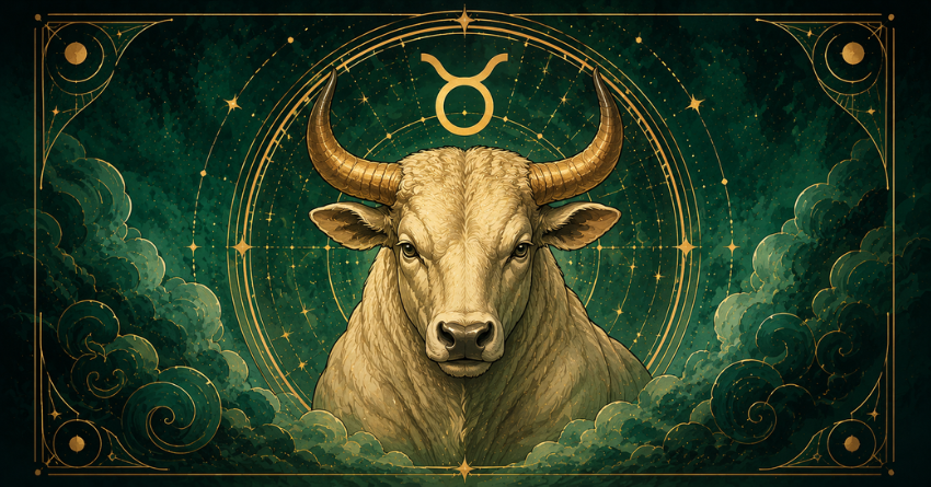Something Big Is About to Happen to Taurus mystical tarot illustration