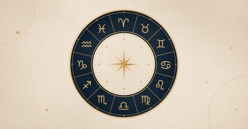 Elegant zodiac wheel illustration symbolizing self-worth, confidence, and personal value for all zodiac signs