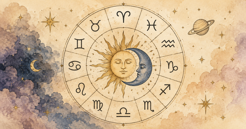 The Universe Has One More Message for Every Zodiac Sign This Weekend zodiac wheel tarot card art