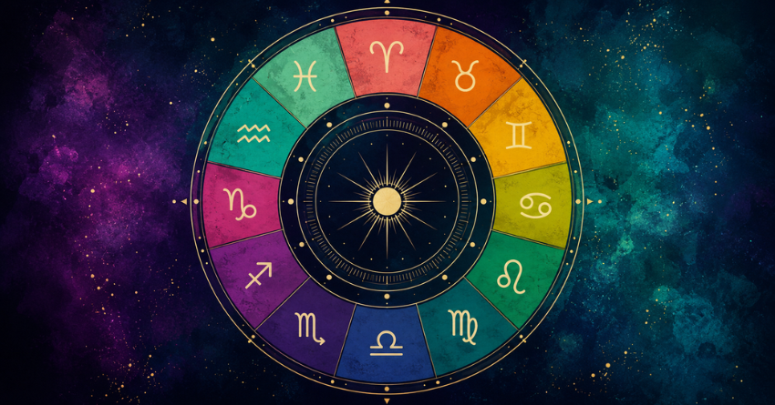 What July 2026 Has in Store for Every Zodiac Sign horoscope wheel mystical art