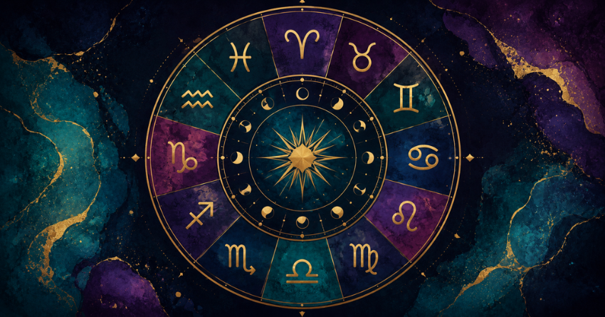 The Universe Is Opening New Doors for Every Zodiac Sign zodiac wheel illustration