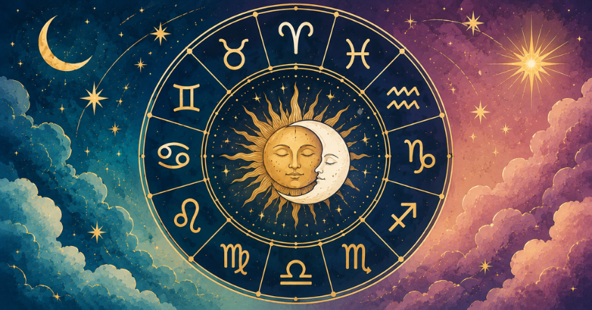 One Decision Could Change Everything for These Zodiac Signs This Month zodiac wheel illustration